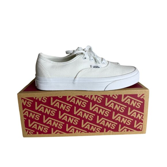 Vans True White Low Top Sneakers Unisex Canvas Shoes Size 5 - Picture 1 of 7